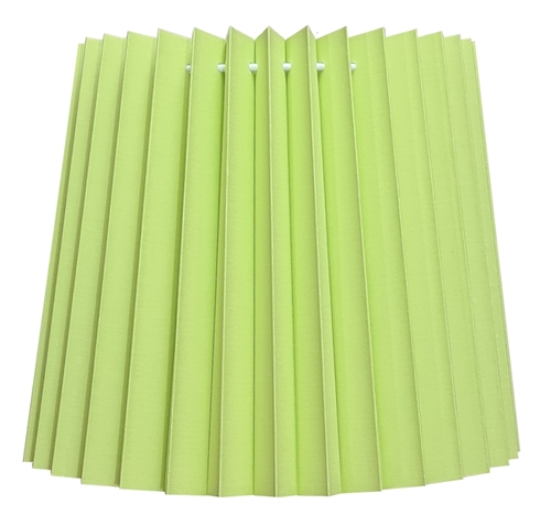 plissé cylinder 15x15x21 KP lime bomuld uden låg